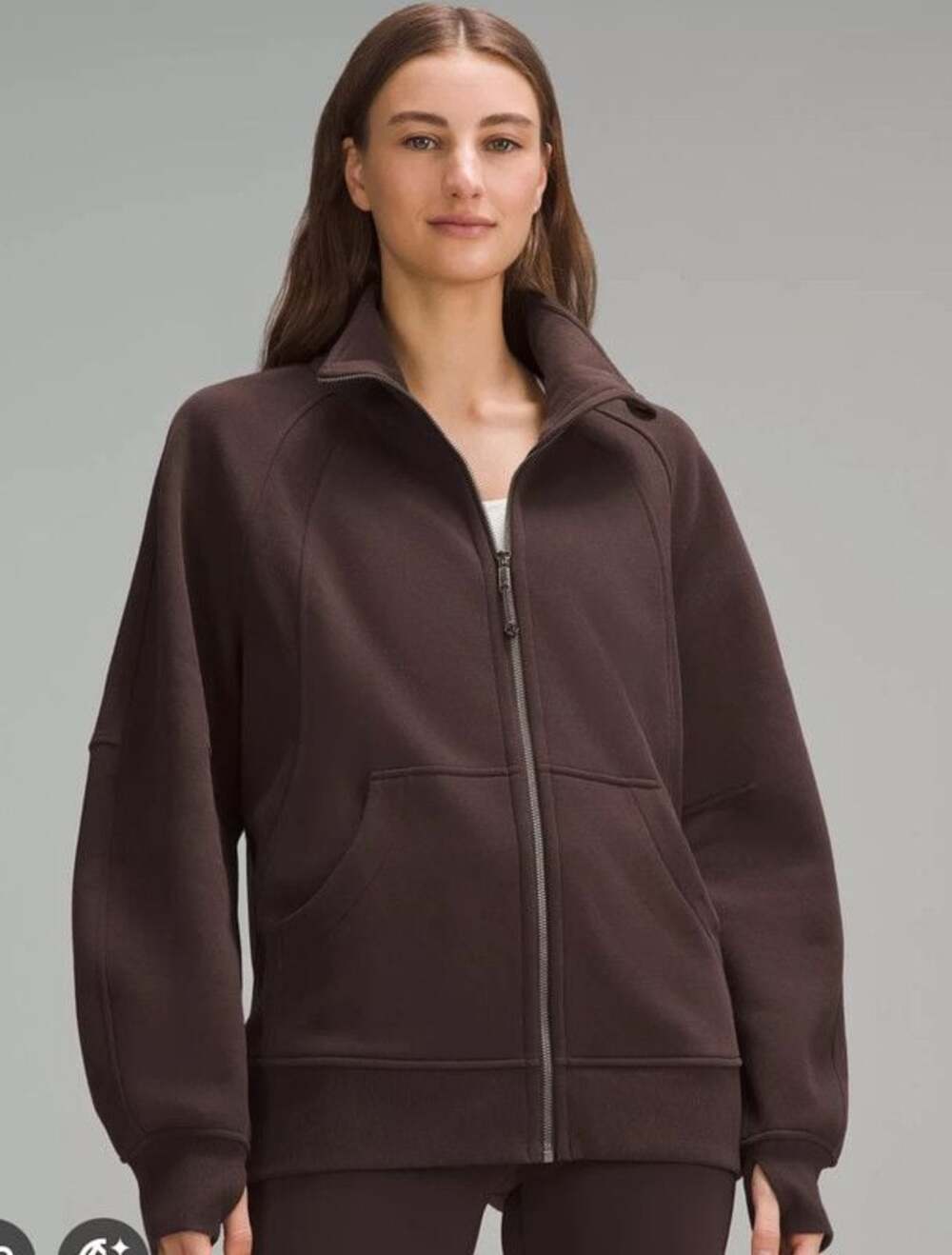 Lululemon Brown zipper hoody